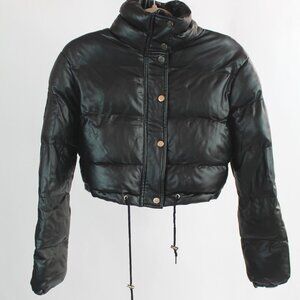 Women's Black Puffer Jacket Wantdo Size Small